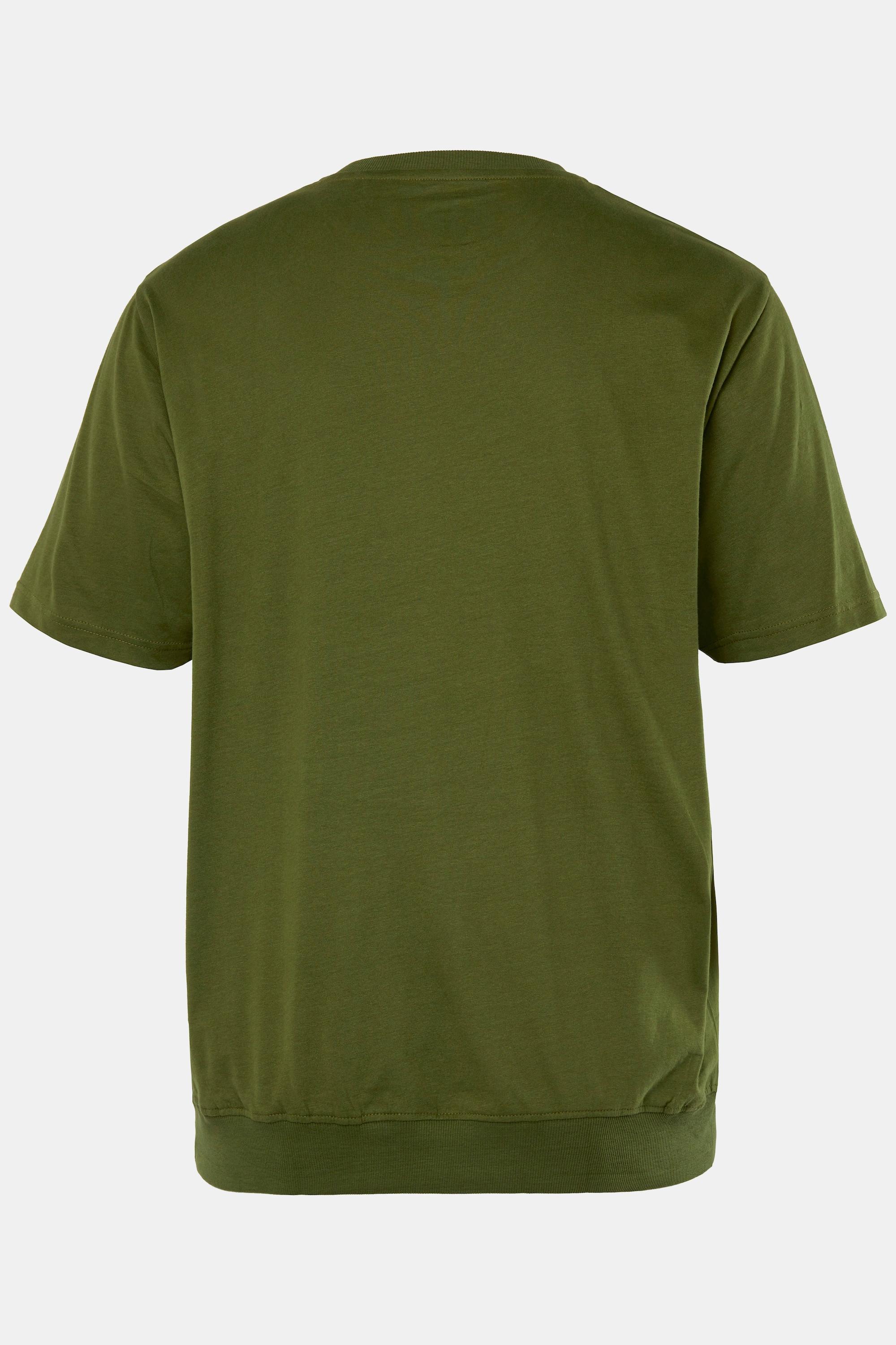 JP1880  Maglia basic con taglio speciale per l'addome e mezze maniche, disponibile fino dalla tg XXL alla tg. 10XL 