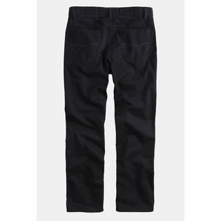 JP1880  Pantaloni di twill con colorazione Superblack, cintura comoda e vestibilità normale 