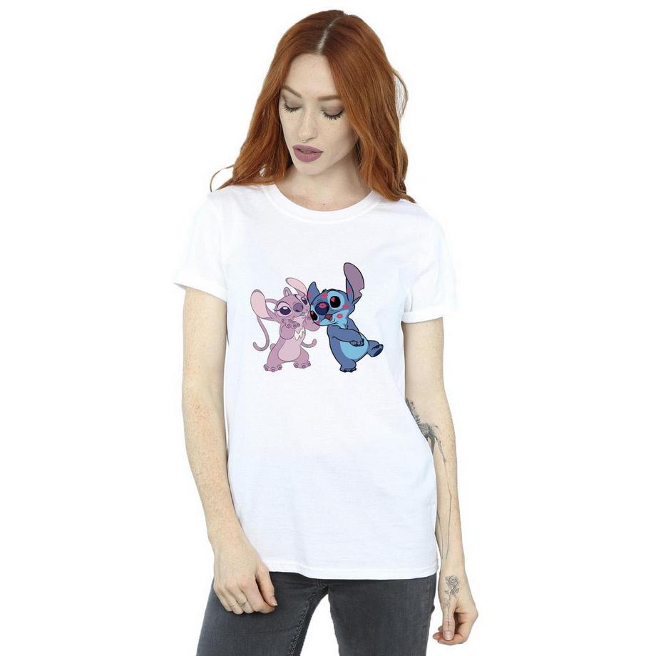 Disney Stitch et Angel T-Shirt Imprimé Graphique  