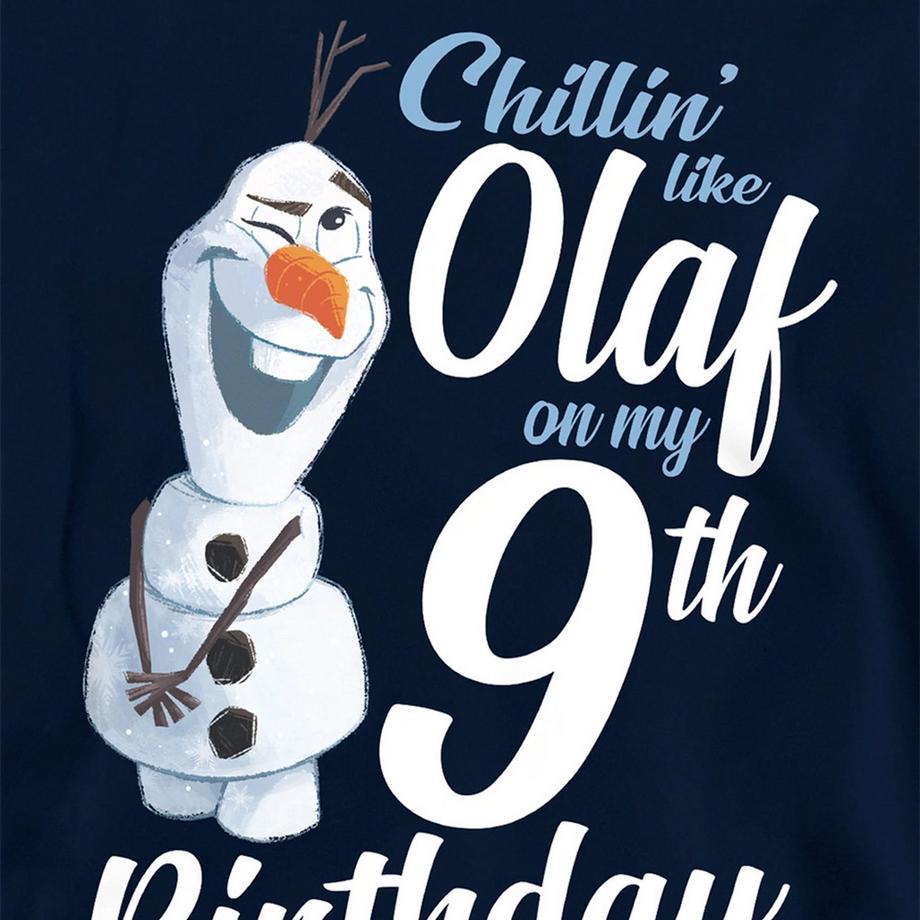 FROZEN  Sweat À Capuche 9ème Anniversaire Chillin Like Olaf 