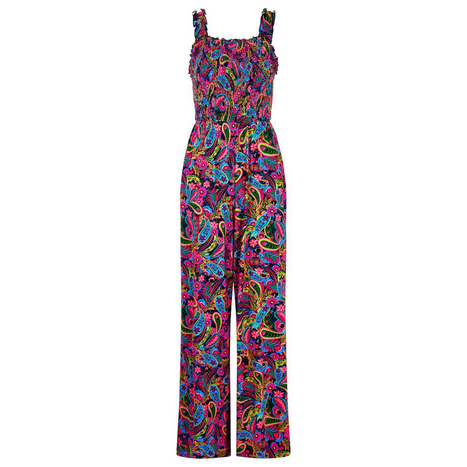 Joe Browns Tuta in Jersey con Stampa Paisley e Top Smockato  