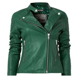 Joe Browns  Biker-Lederjacke mit Grandad-Kragen 