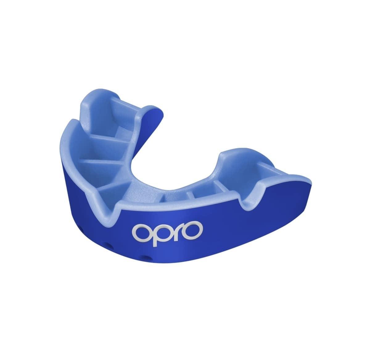 OPRO  OPRO Self-Fit  Junior Silver - Dark Blue/Blue 