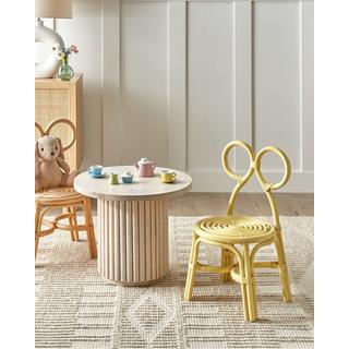 Beliani Sedia per Bambini en Rattan Boho MIRTIA  