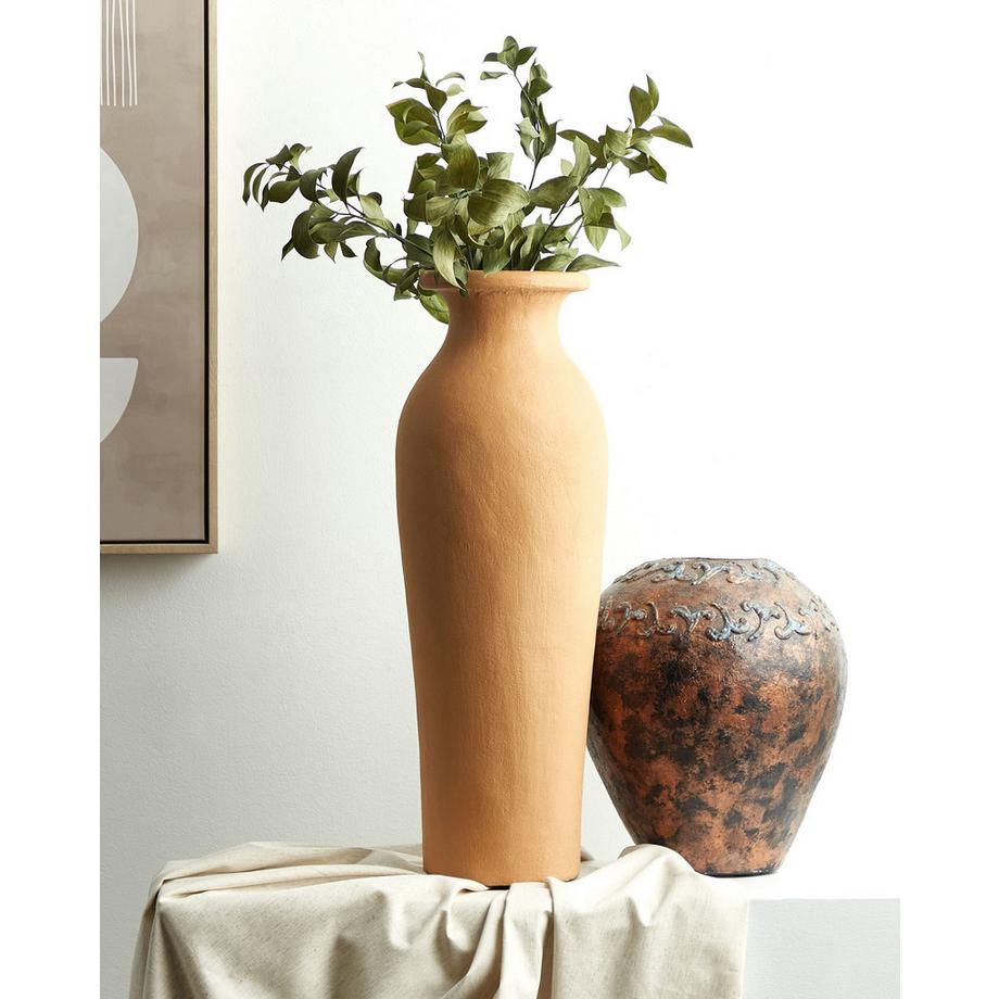 Beliani Vase décoratif en Terre cuite Traditionnel MUAR  