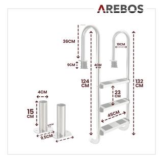 Arebos  Poolleiter 3 Stufen 