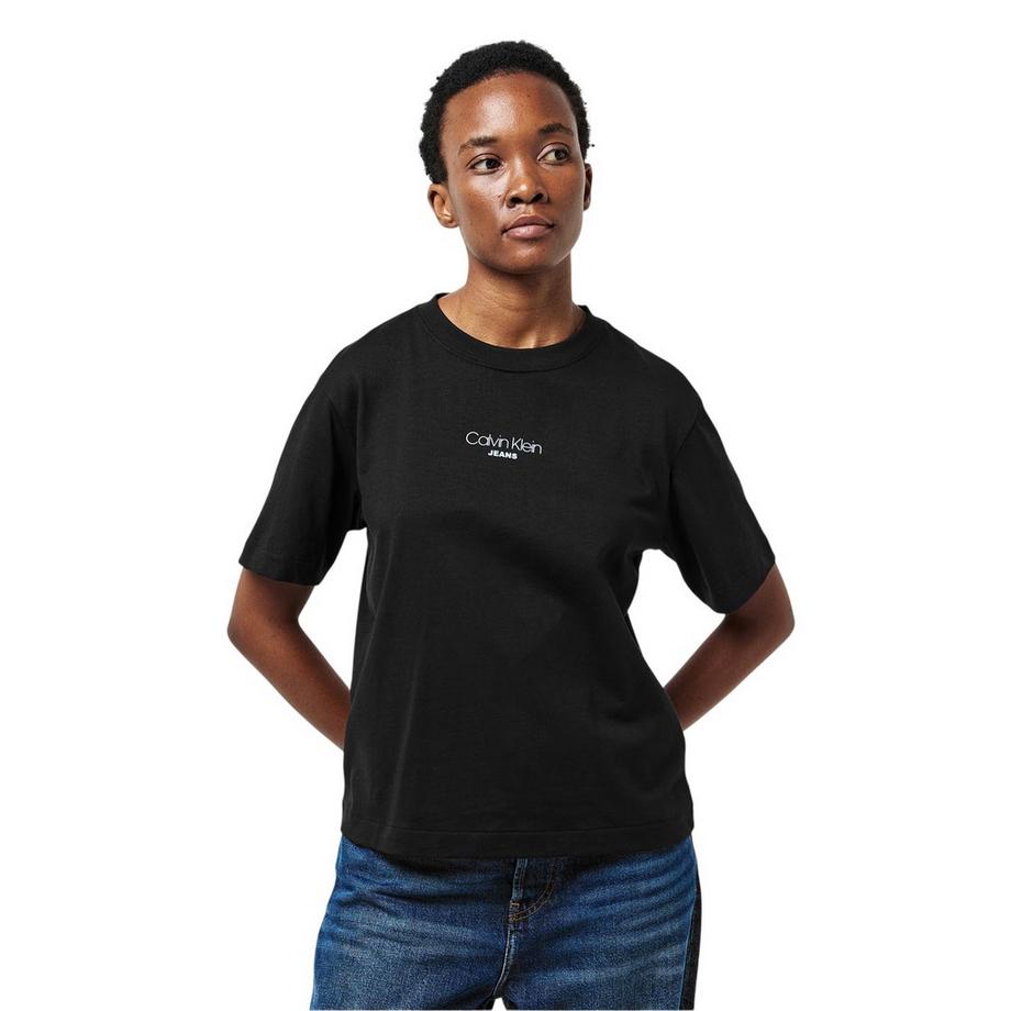 Calvin Klein  T-Shirt, Kastig, Kurzärmlig 
