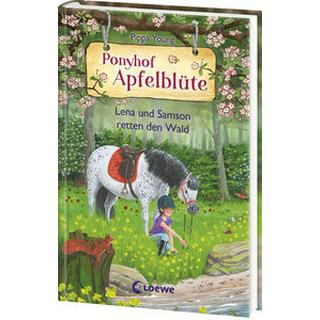 Ponyhof Apfelblüte (Band 22) - Lena und Samson retten den Wald Young, Pippa; Loewe Kinderbücher (Hrsg.); Hernando, Saeta (Illustrationen); Margineanu, Sandra (Übersetzung) Copertina rigida 