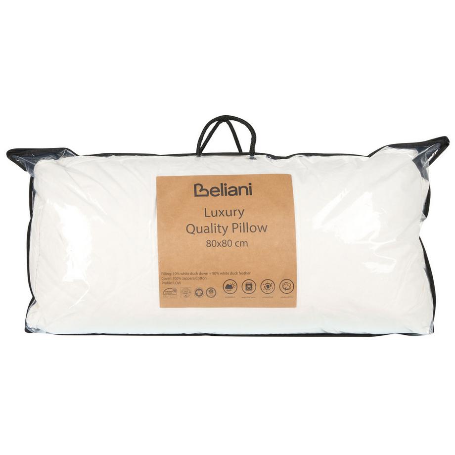 Beliani Oreiller Coton ciré Karijang Japara  