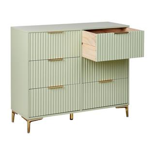 Beliani Commode à 6 tiroirs en MDF Moderne WALCOTT  