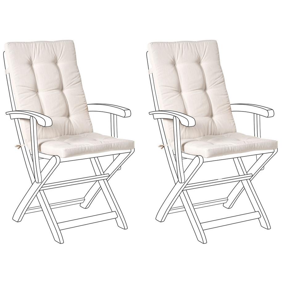 Sitzauflagen 2er Set aus Polyester Modern MAUI PREMIUM