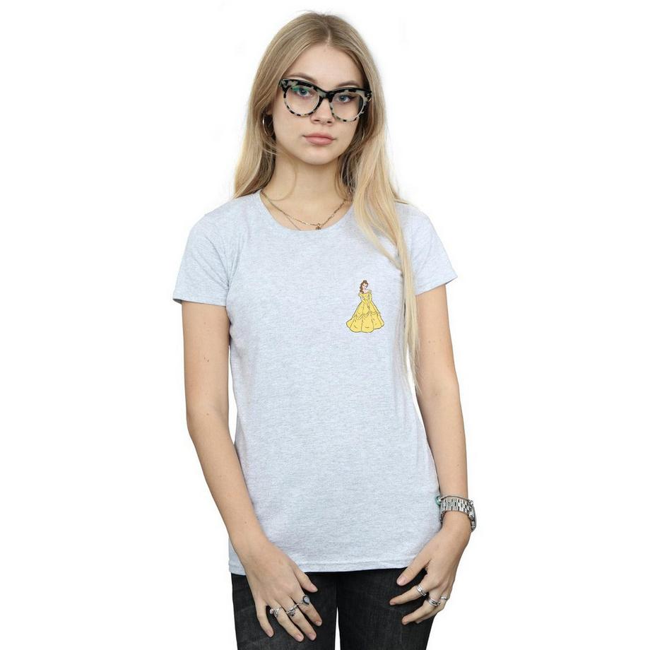Disney PRINCESS T-shirt stampa tasca Belle  