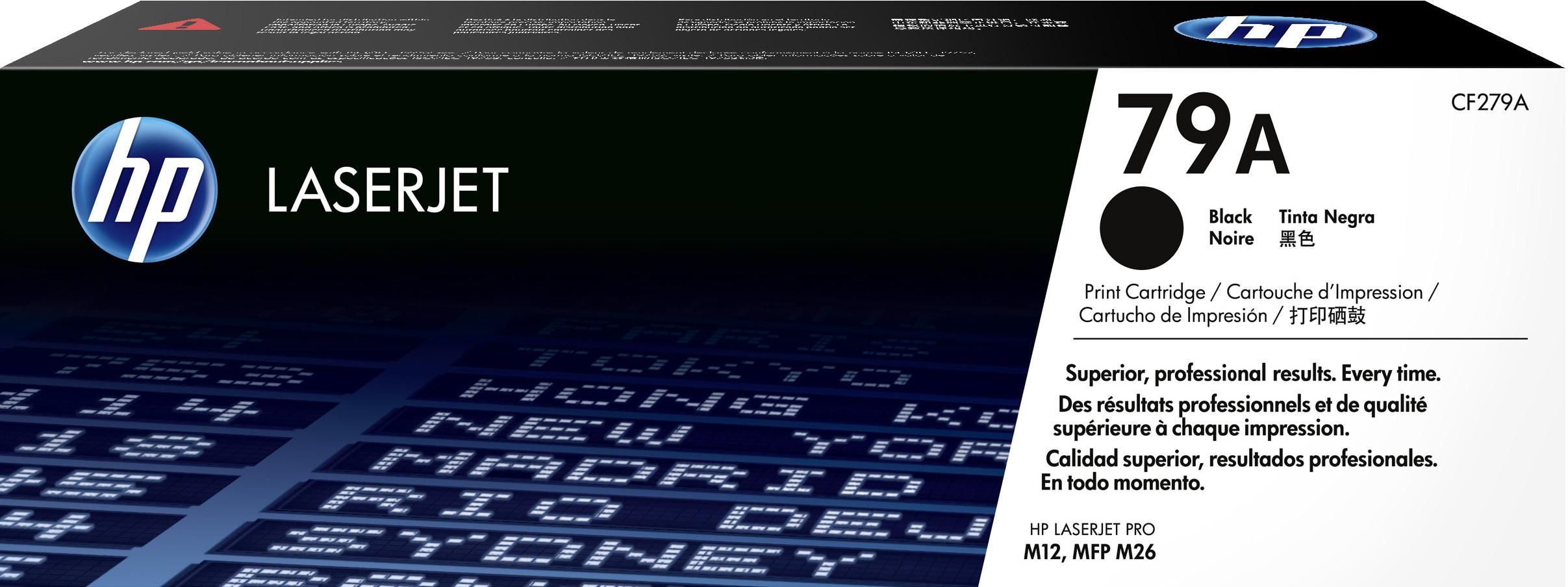 Hewlett-Packard  HP Toner-Modul 79A schwarz CF279A LaserJet Pro M12 1000 Seiten 