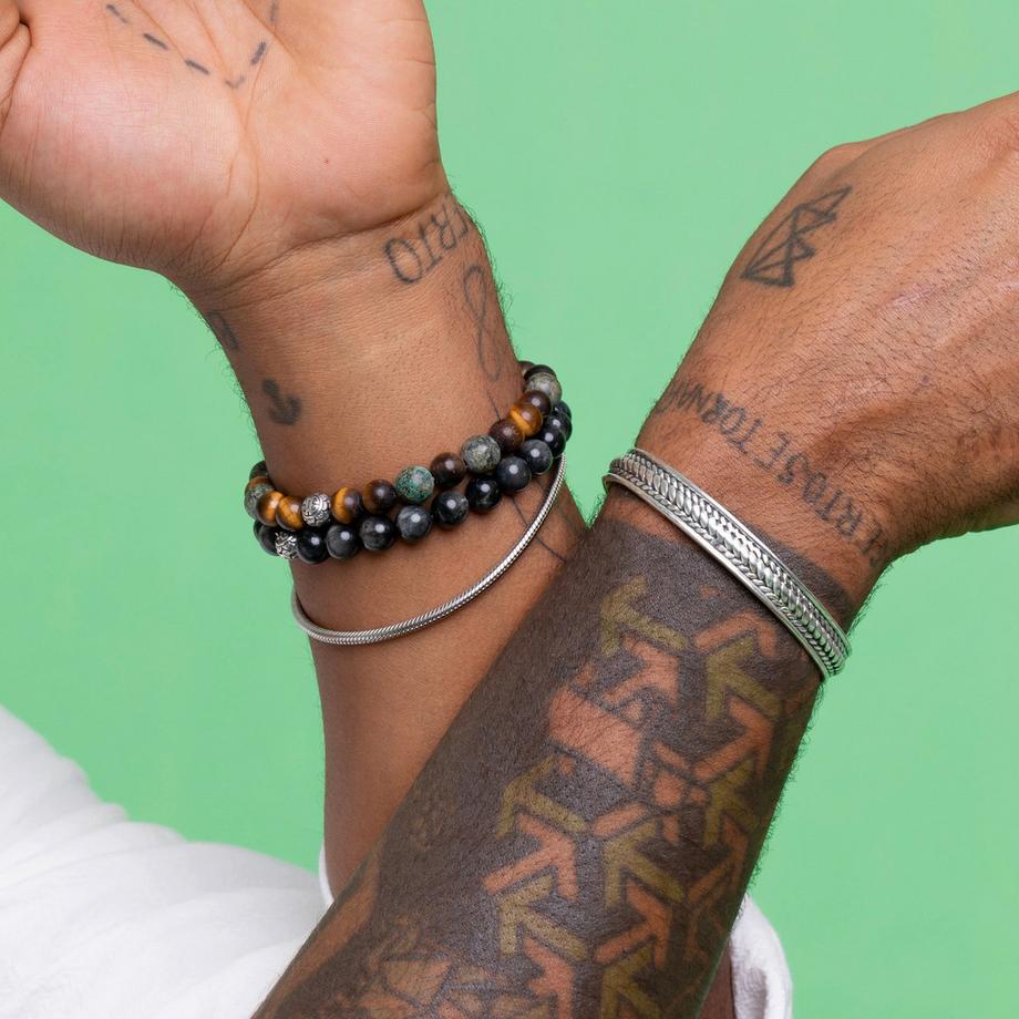 Balibay  Kenan  Armband mit Adleraugen Stein 