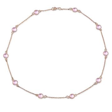 LAVANDE Halskette Pink Quarz