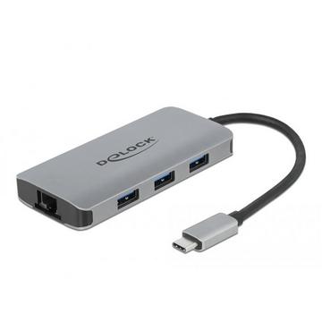 63252 replicatore di porte e docking station per notebook Cablato USB 3.2 Gen 1 (3.1 Gen 1) Type-C Grigio