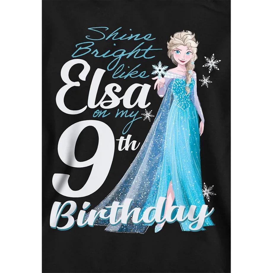 FROZEN  Sweat À Capuche 9ème Anniversaire Bright Like Elsa 