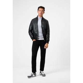 RICANO  Veste en cuir pour homme Samuel, moderne style universitaire 