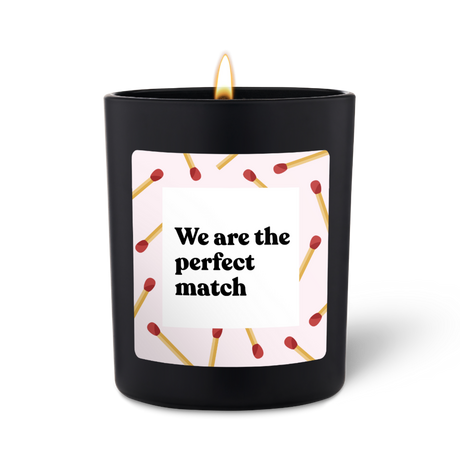 CandleHand Bougie parfumée Woody We are the perfect match  