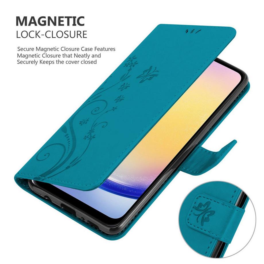 Cadorabo  Samsung Galaxy A26 Hülle mit Blumen Muster 