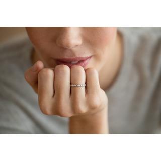 La Garçonne Diamant  Silber- und Diamantring 