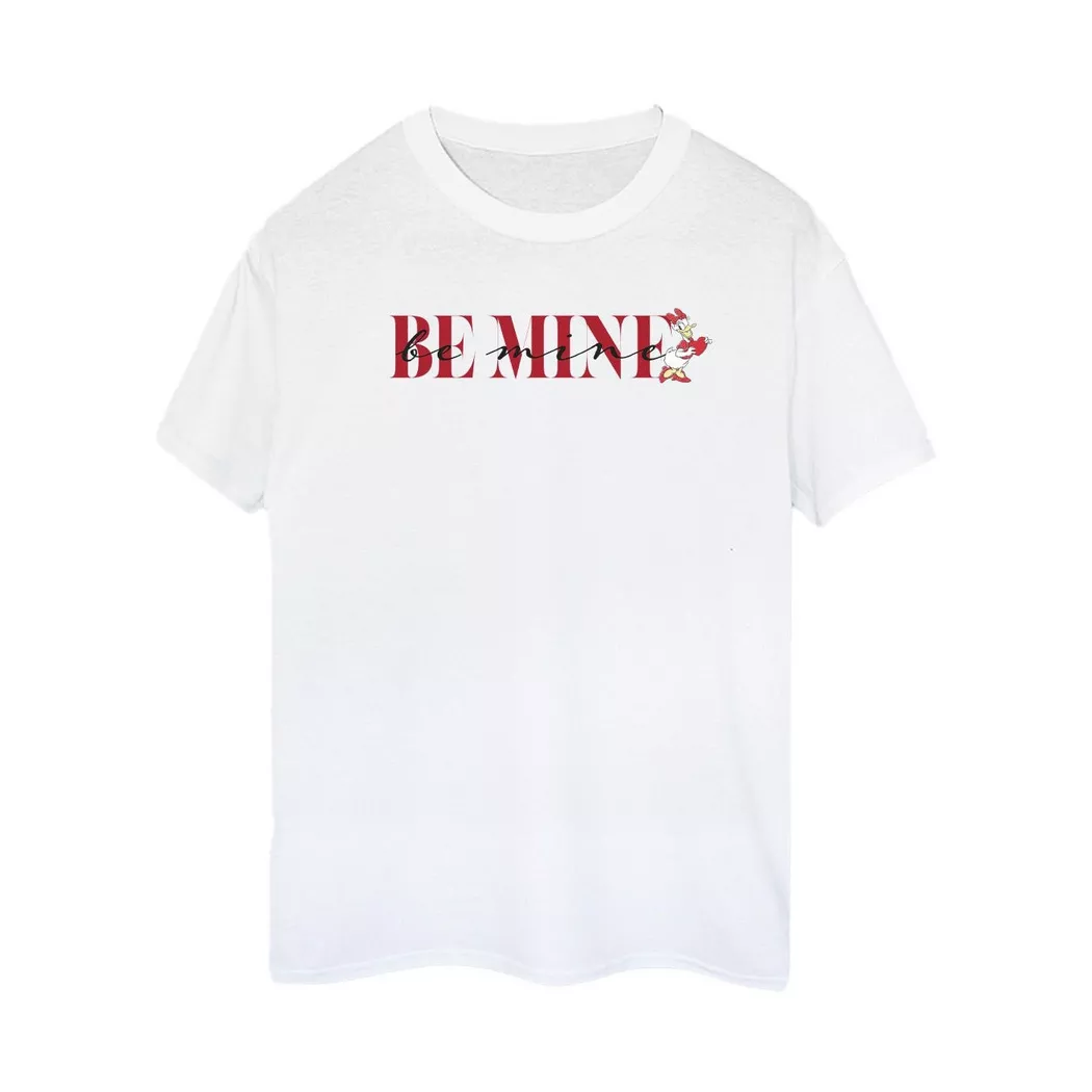 Disney - Be Mine TShirt Valentinstag, für Damen, Weiss, Größe L