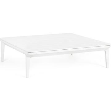 Table basse de jardin Matrix blanc 99x99