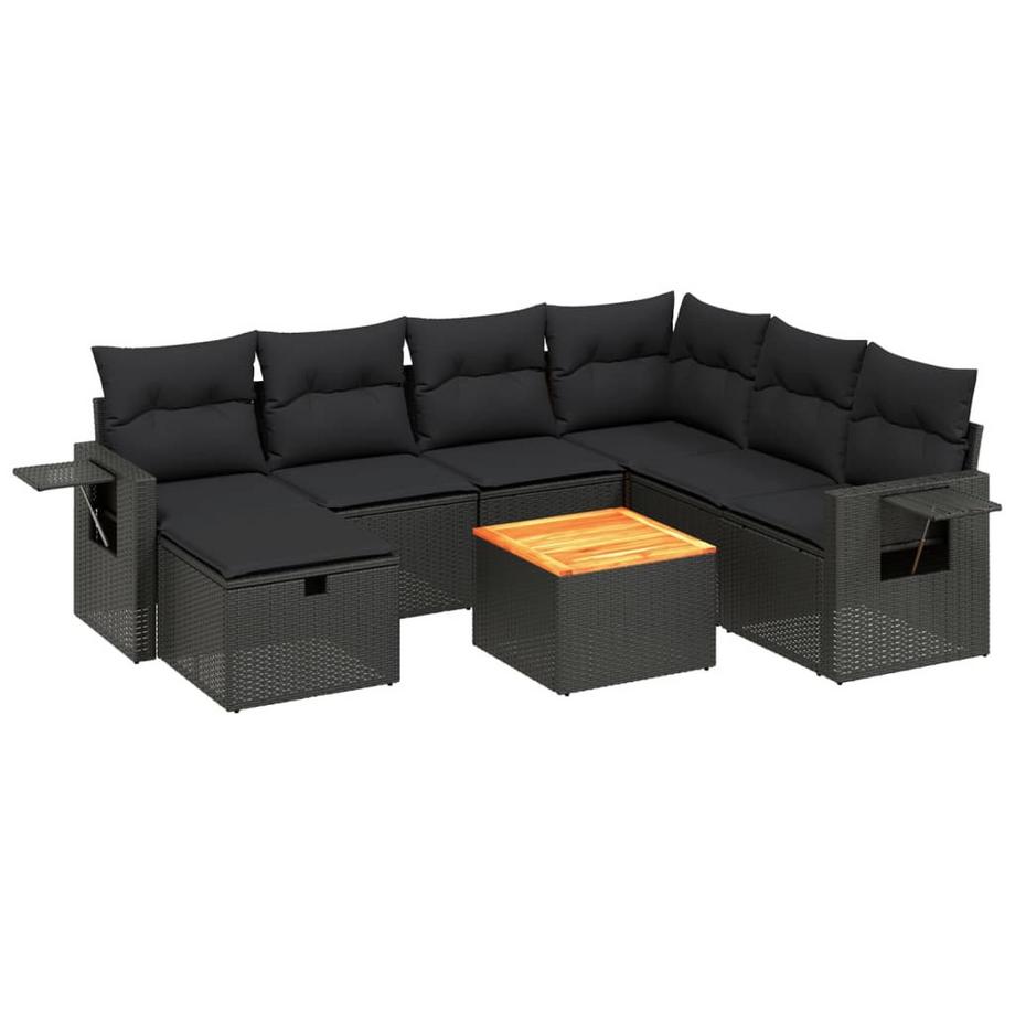set divano da giardino Polirattan