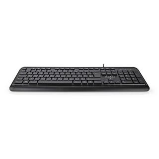 Nedis  Kabelgebundene Tag-Tastatur | USB-A | Multimedia | AZERTY | FR Layout | Numerische Tastatur 