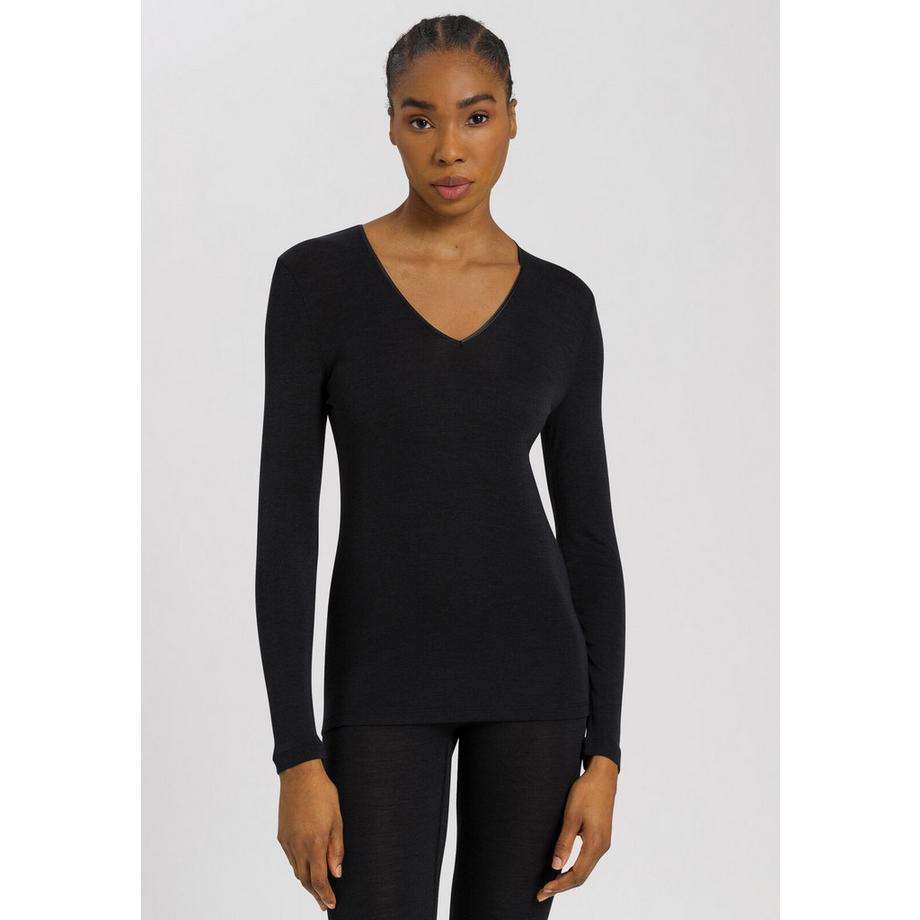HANRO Woolen Silk Langarmshirt  