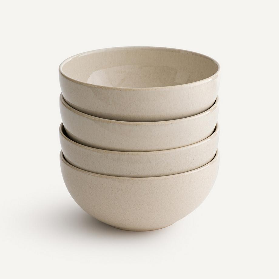 AM.PM Lot de 4 bols en grès émaillé  