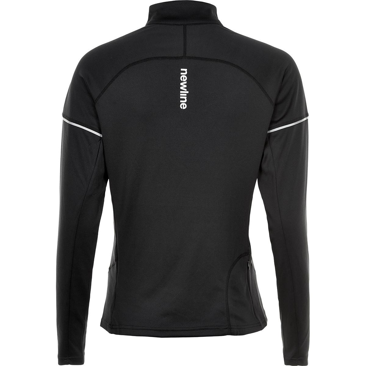 Newline  felpa da core zip neck 