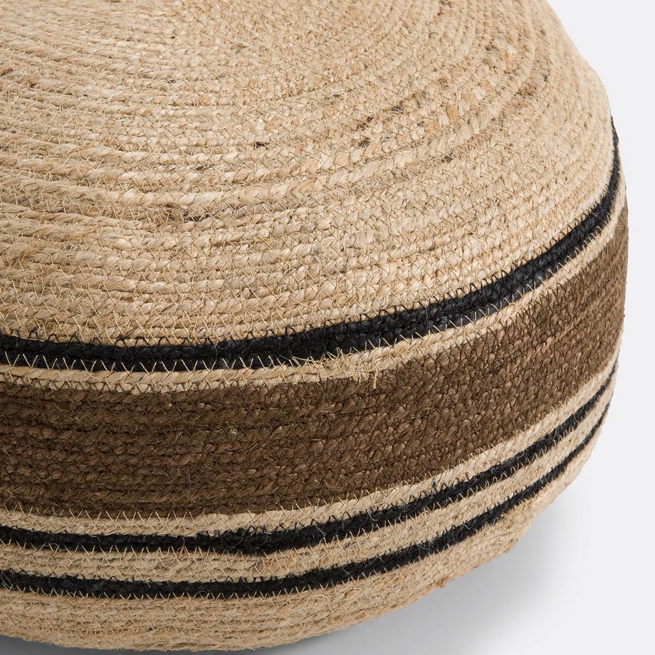 La Redoute Intérieurs Pouf Tahani aus Jute-Geflecht  