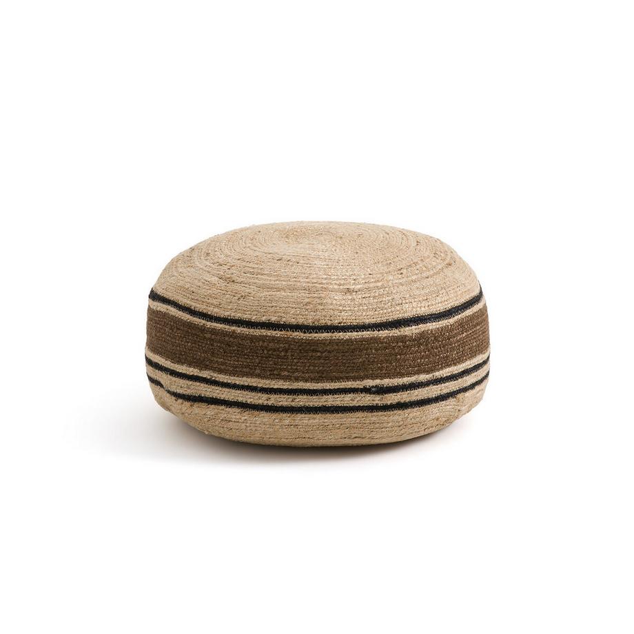 La Redoute Intérieurs Pouf Tahani aus Jute-Geflecht  