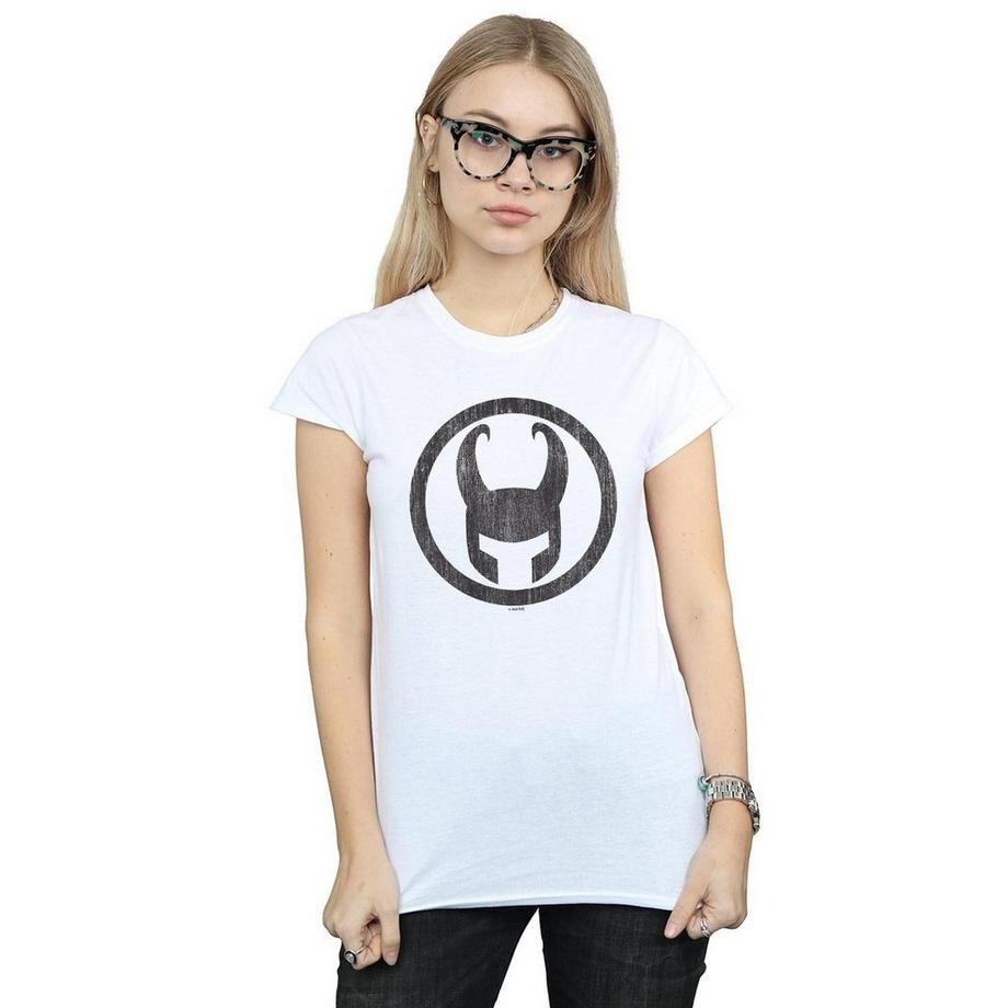 MARVEL Loki Casque Logo T-Shirt  