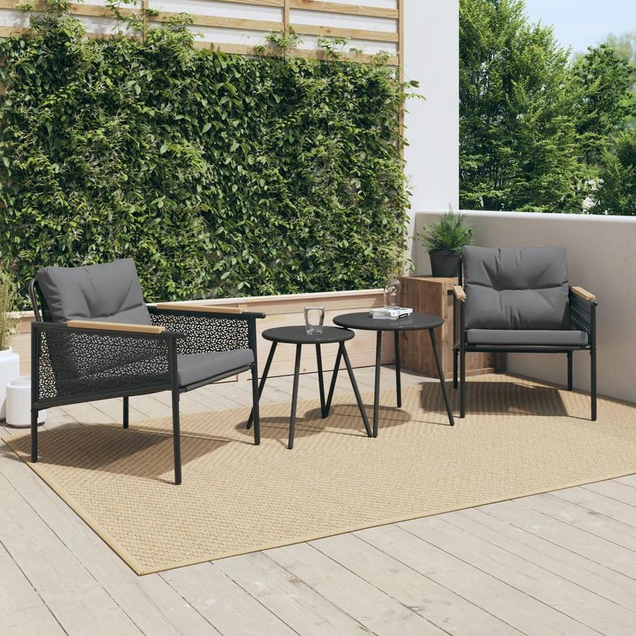 VidaXL sedia da giardino Acciaio  