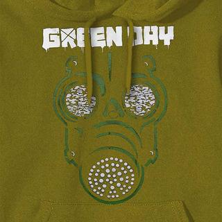 Green Day Green Day Gas Mask Kapuzenpullover  