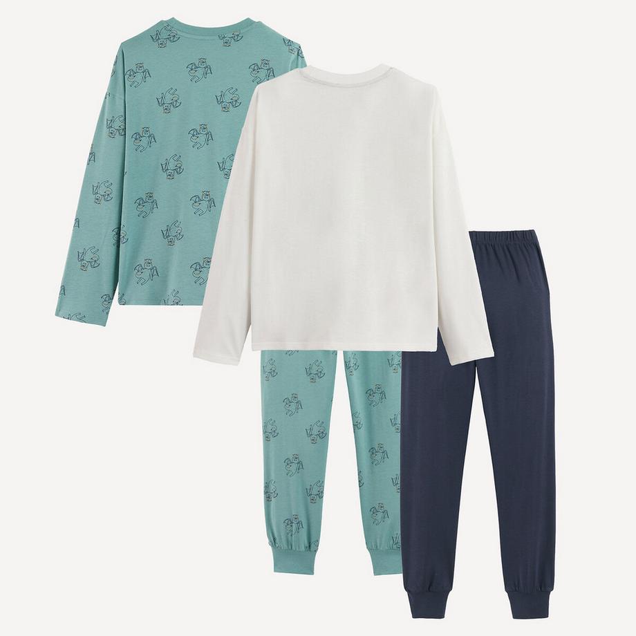 La Redoute Collections  Lot de 2 pyjamas en coton 