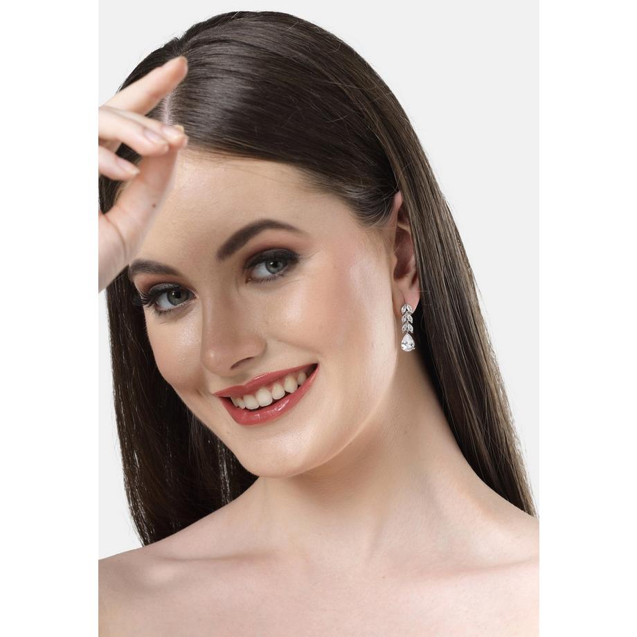 AVANT-GARDE PARIS  Collection Diva Boucles d'oreilles goutte feuille 