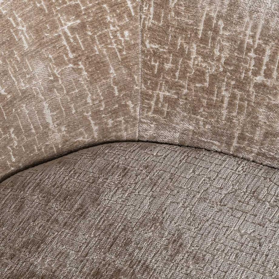 mutoni Chaise Fay marron clair noir  