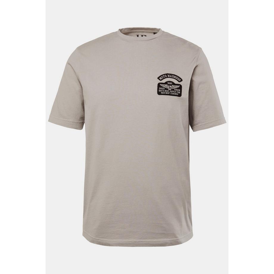 JP1880 T-shirt Manches Courtes Look Vintage avec Écussons et Broderie  