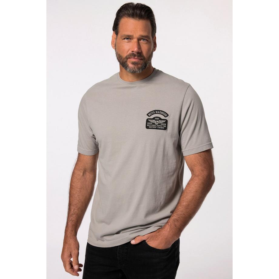 JP1880 T-shirt Manches Courtes Look Vintage avec Écussons et Broderie  