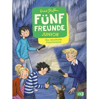 Fünf Freunde JUNIOR - Die rätselhafte Flaschenpost Blyton, Enid; Raidt, Gerda (Illustrationen); Mihr, Ute (Übersetzung) Gebundene Ausgabe 