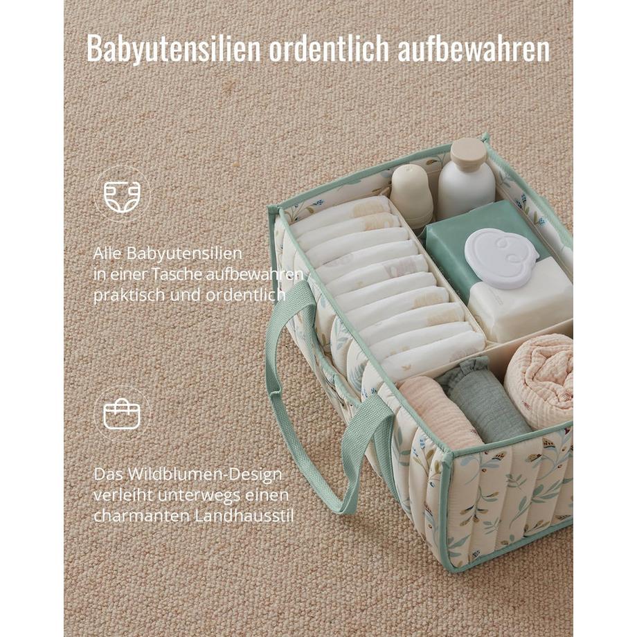 Only-bags.store Windel Caddy Organizer, Babywindel Caddy für Windelstation  