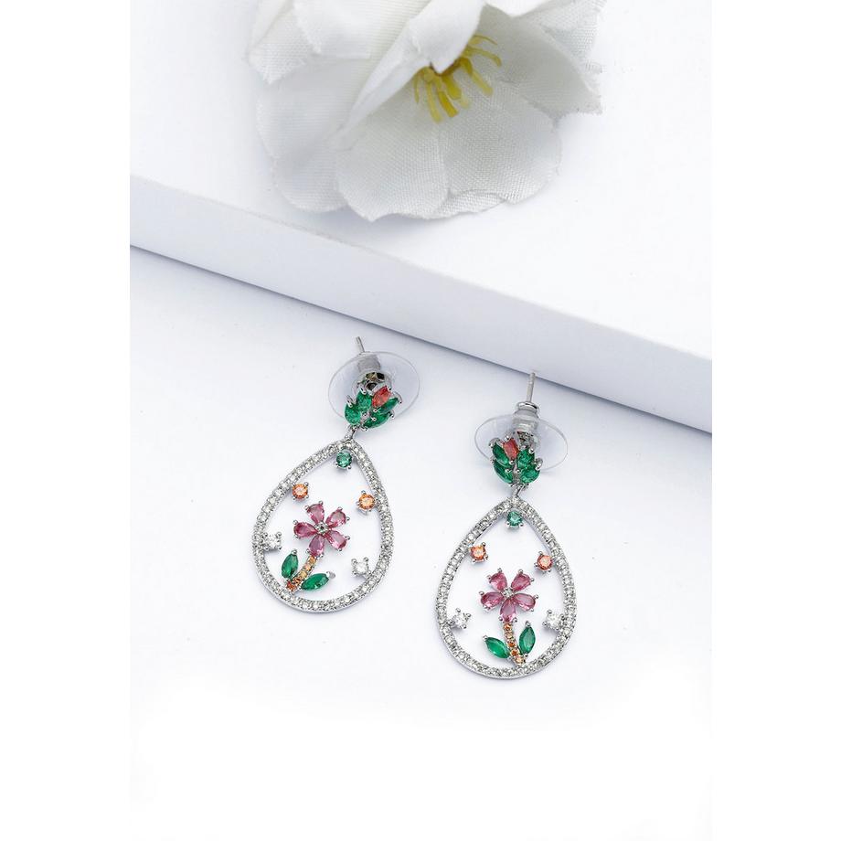 AVANT-GARDE PARIS  Orecchini a Goccia Floreali 