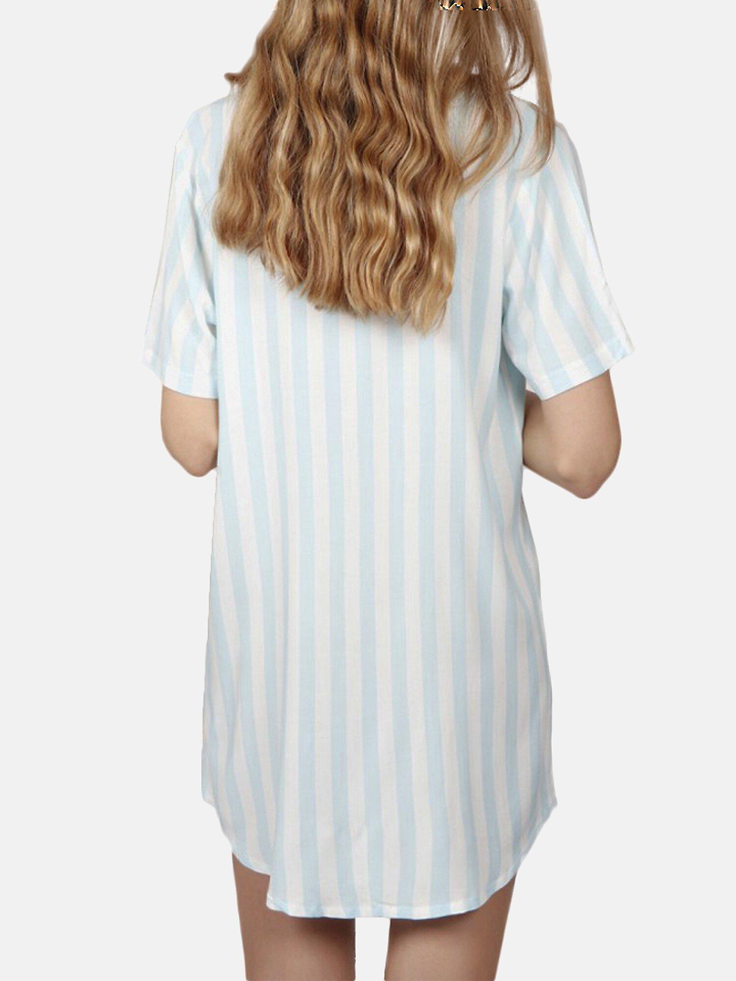 Admas  Chemise de nuit Classic Stripes 