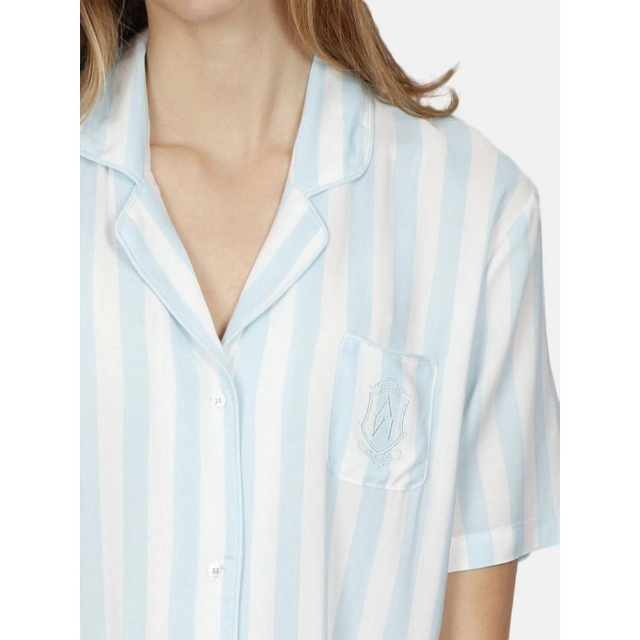 Admas Camicia da Notte Classic Stripes  