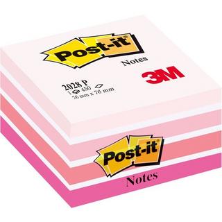 Post-It POST-IT Würfel 76x76mm 2028-P pink/450 Blatt  