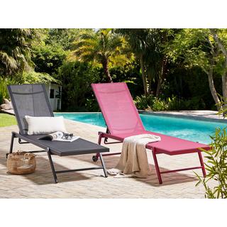 Beliani Transat en Aluminium Moderne PORTOFINO  