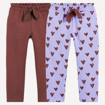 Lot de 2 joggings en molleton